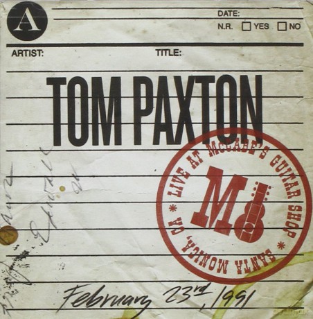 Tom Paxton: Live At Mccabe'S Gui [CD]