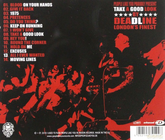 Deadline: Take A Good Look [CD]