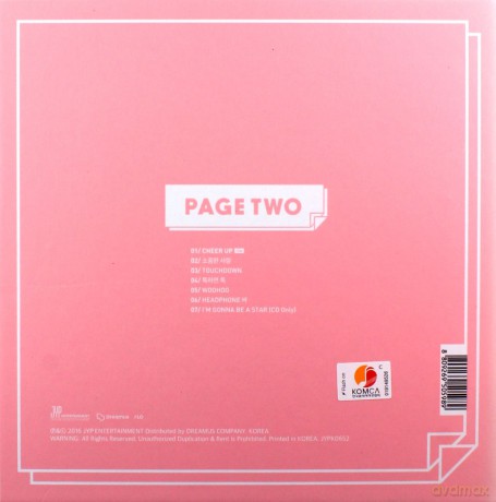 Twice: Page Two (2nd Mini Album) [CD]