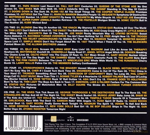 Driven By Rock: 100 Essential Driving Songs [5CD]
