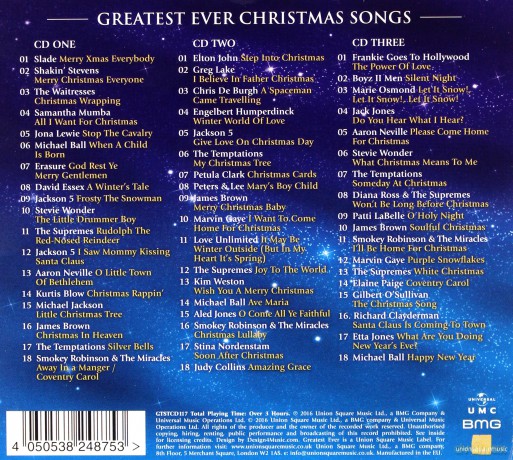 Greatest Ever Christmas Songs [3CD]