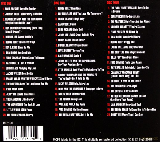 Love Me Tender - 60 Love Songs From The Rock 'N' Roll Era [3CD]