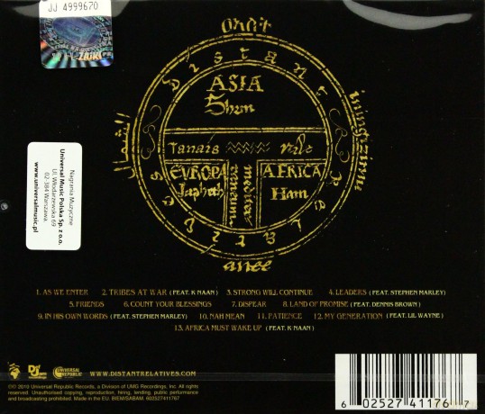 Nas & Damian Jr.Gong Marley: Distant Relatives [CD]