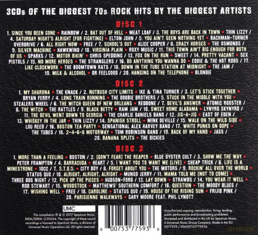 Top Of The Pops - 70S Rock [3CD]