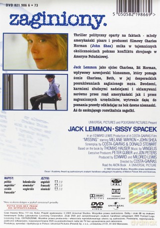 Zaginiony [DVD]