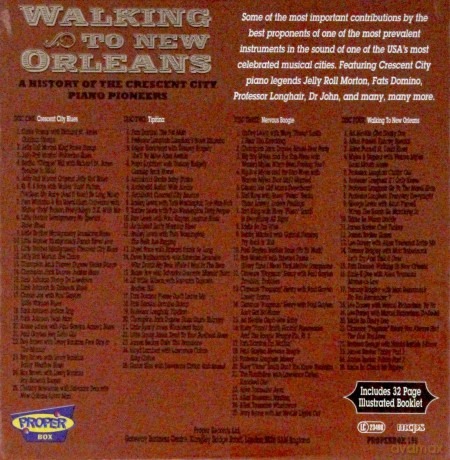 Walking To New Orleans - A History Of The Crescent City Piano Pioneers [4CD]