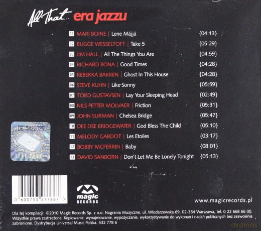 All That Era Jazzu (digipack) [CD]