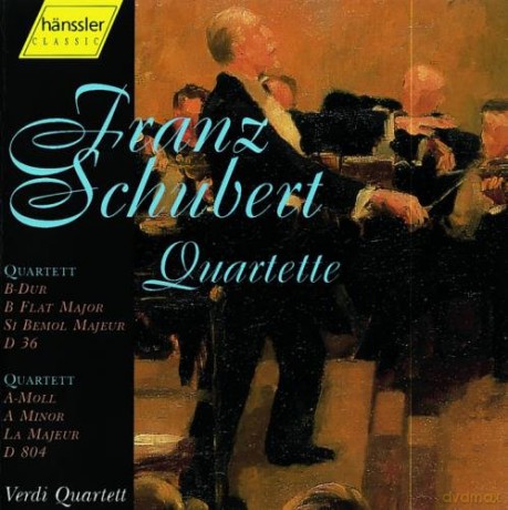Verdi Quartet: Schubert: Quartets D36-D804 [CD]