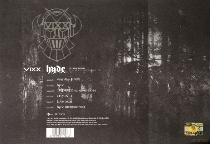 Vixx: Hyde (1st Mini Album) [CD]