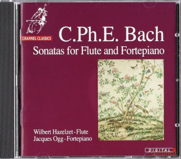 Wilbert Hazelzet: C.P.E. Bach - Flute Sonatas [CD]
