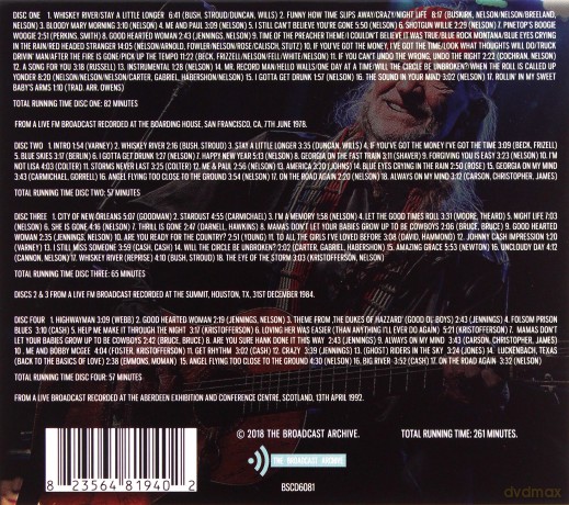 Willie Nelson: The Broadcast Archive [4CD]