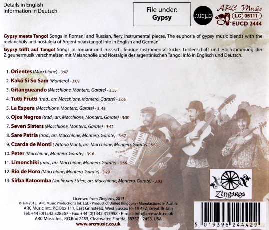 Zingaros: Gitango [CD]