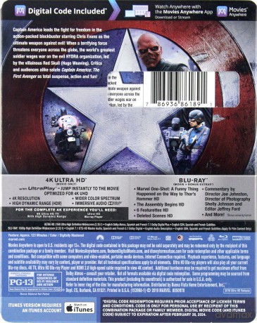Captain America: The First Avenger (Pierwsze starcie) [Blu-Ray 4K]+[Blu-Ray]