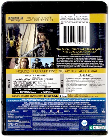 Pirates of the Caribbean: Dead Men Tell No Tales (Piraci z Karaibów: Zemsta Salazara) [Blu-Ray 4K]+[Blu-Ray]