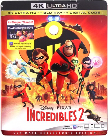 Incredibles 2 (Iniemamocni 2) (Disney) [Blu-Ray 4K]+[Blu-Ray]