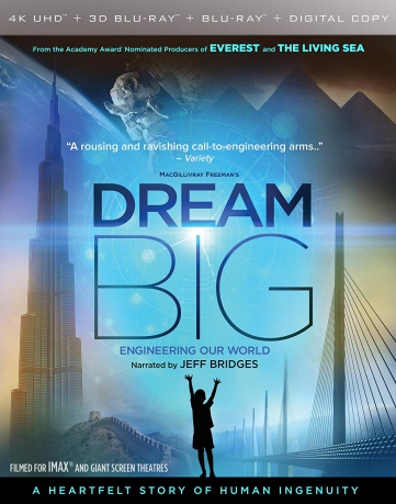 IMAX: Dream Big: Engineering Our World (Wielkie projekty wielkich inżynierów) [Blu-Ray 4K]+[Blu-Ray 3D]+[Blu-Ray]