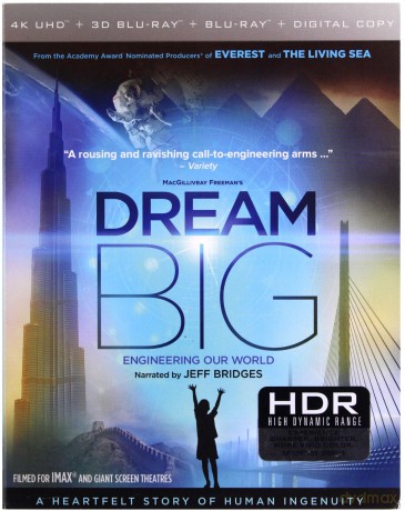 IMAX: Dream Big: Engineering Our World (Wielkie projekty wielkich inżynierów) [Blu-Ray 4K]+[Blu-Ray 3D]+[Blu-Ray]
