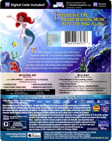 The Little Mermaid (Mała Syrenka) [Disney) [Blu-Ray 4K]+[Blu-Ray]