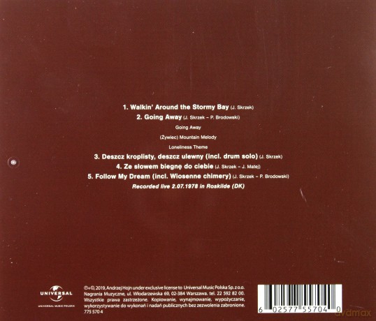 SBB: Live In Roskilde 1978 [CD]