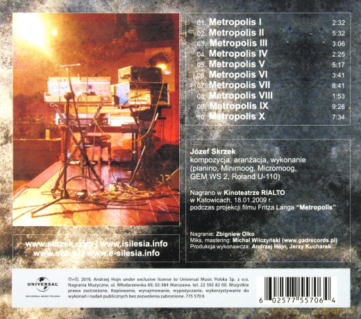 Józef Skrzek: Metropolis [CD]