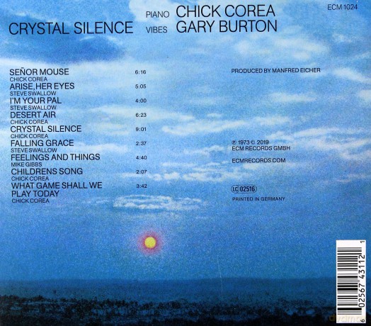 Gary Burton & Chick Corea: Touchstones: Crystal Silence [CD]