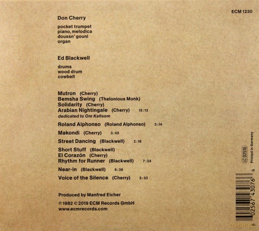 Blackwell/Cherry: Touchstones: El Corazon [CD]