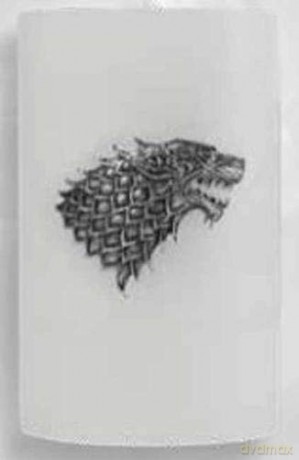 Game of Thrones (Gra o Tron) Stark (Large Sculpted Insignia Candle) Świeca
