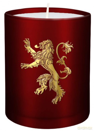 Game of Thrones (Gra o Tron) House Lannister (Large Glass Candle) Świeca