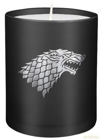 Game of Thrones House Stark (Large Glass Candle) Świeca (Gra o Tron)