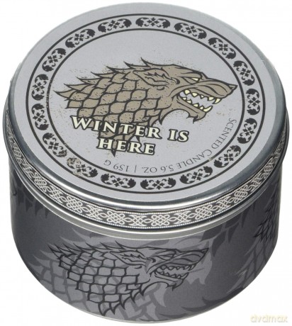Game of Thrones (Gra o Tron) House Stark (Frosted Pine Scented Tin Candle Large) Świeca