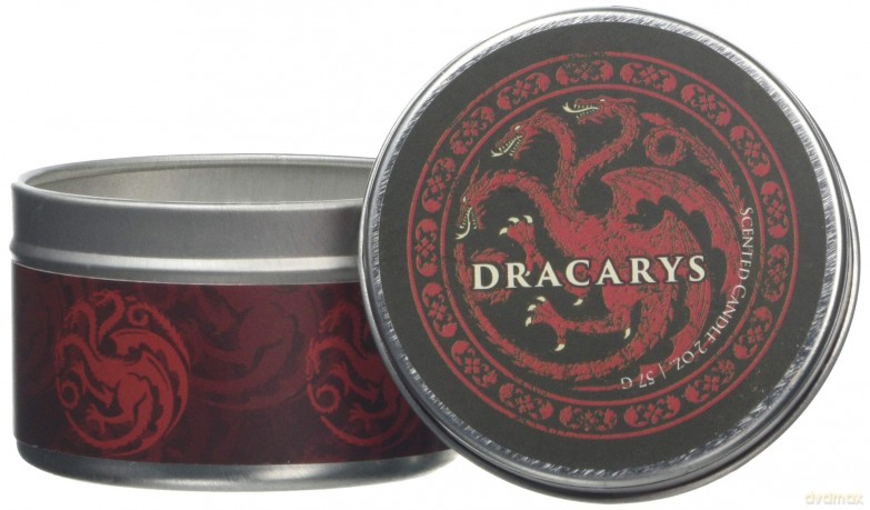 Game of Thrones House Targaryen (Clove and Cedar Scented Tin Candle Small) Świeca (Gra o Tron)