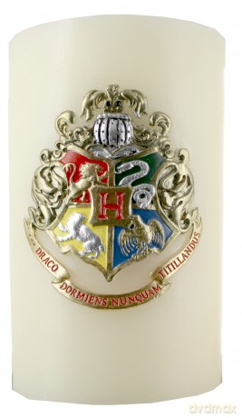Harry Potter Hogwarts (Large Sculpted Insignia Candle) Świeca