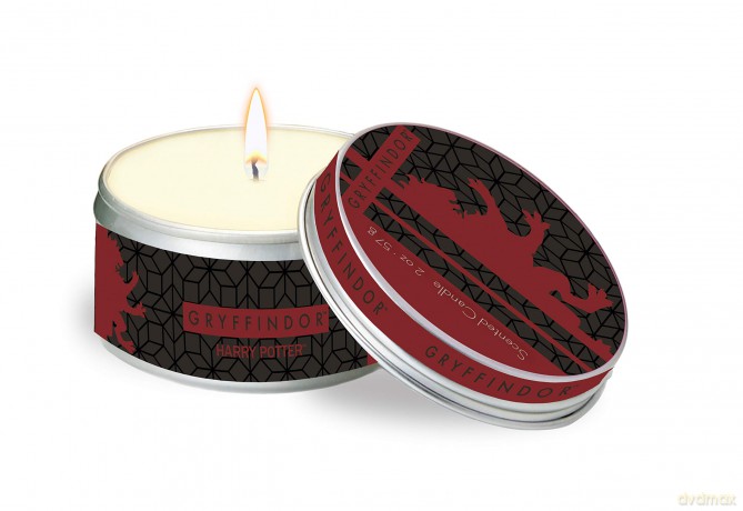 Harry Potter Gryffindor (Cinnamon Scented Tin Candle Small) Świeca