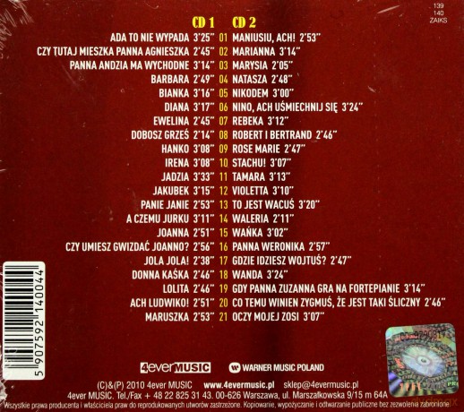 Piosenki dla solenizantów z lat 30-tych XX wieku (digipack) [2CD]
