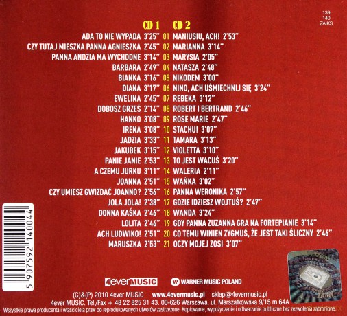 Piosenki dla solenizantów z lat 30-tych XX wieku (digipack) [2CD]