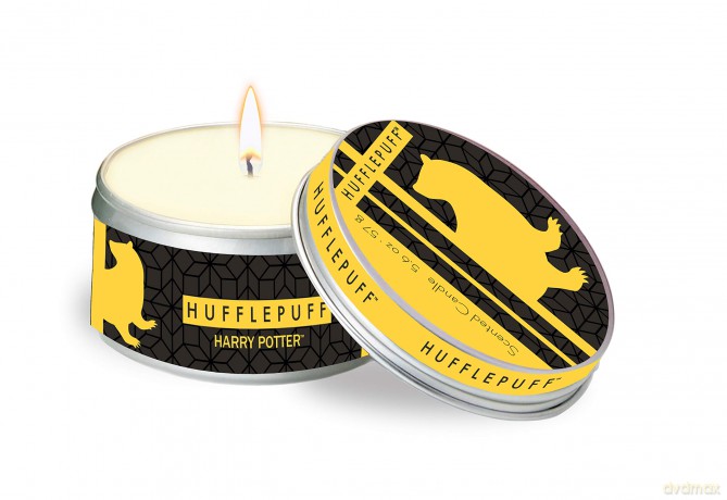 Harry Potter Hufflepuff (Citrus Scented Tin Candle Large) Świeca