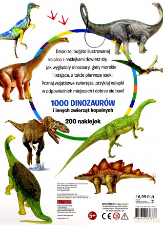 1000 dinozaurów i innych zwierząt kopalnych [KSIĄŻKA]