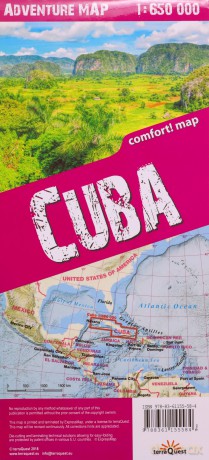 Adventure map Cuba 1:650 000