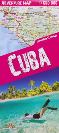 Adventure map Cuba 1:650 000