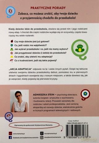 Akcja adaptacja. Jak pomóc dziecku i sobie - Agnieszka Stein [KSIĄŻKA]