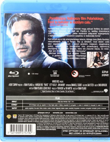 Frantic [Blu-Ray]