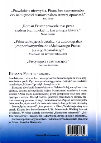 Autoportret z blizną - Roman Frister [KSIĄŻKA]