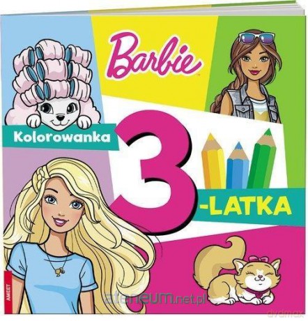 Barbie. Kolorowanka 3-latka [KSIĄŻKA]