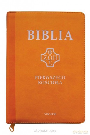 Biblia pierwszego Kościoła, żółta z paginatorami.. [KSIĄŻKA]