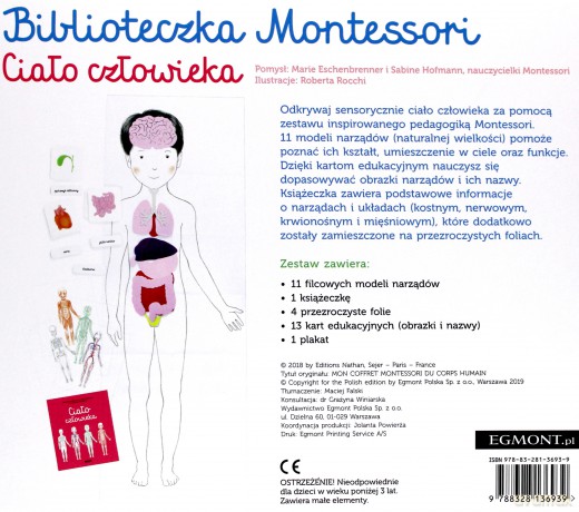 Biblioteczka Montessori. Ciało człowieka - Eve Herrmann [KSIĄŻKA]