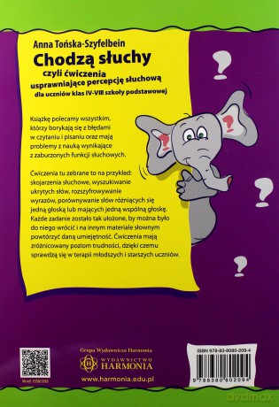 Chodzą słuchy czyli ćwiczenia usprawniające - Anna Tońska-Szyfelbein [KSIĄŻKA]