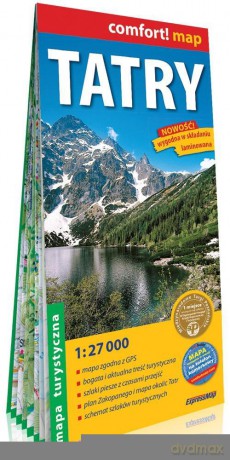 Comfort! map Tatry 1:27 000 mapa