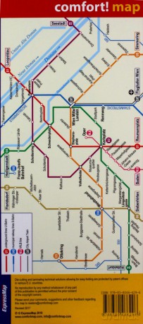 Comfort!map Vienna (Wiedeń) 1:15 000 plan