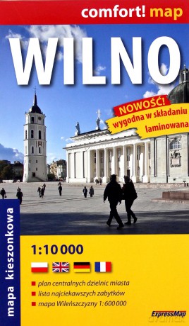 Comfort!map Wilno 1:10 000 plan miasta