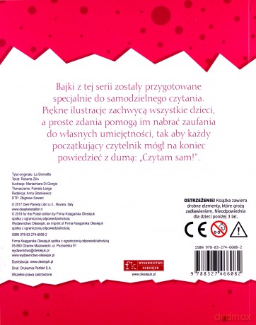 Czytam sam. Mała Syrenka. Książka z naklejkami - Roberta Zilio [KSIĄŻKA]